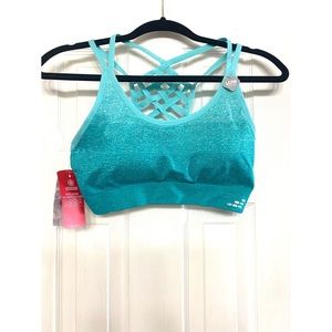 NWT emerald green sports bra